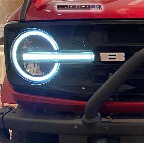 bronco signature headlights vs standard|ford bronco led headlights.